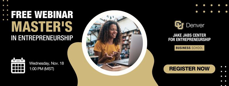 MS in Entrepreneurship Webinar – November 2026